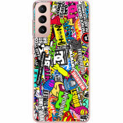 Чехол BoxFace Samsung G991 Galaxy S21 Multicolored Inscriptions