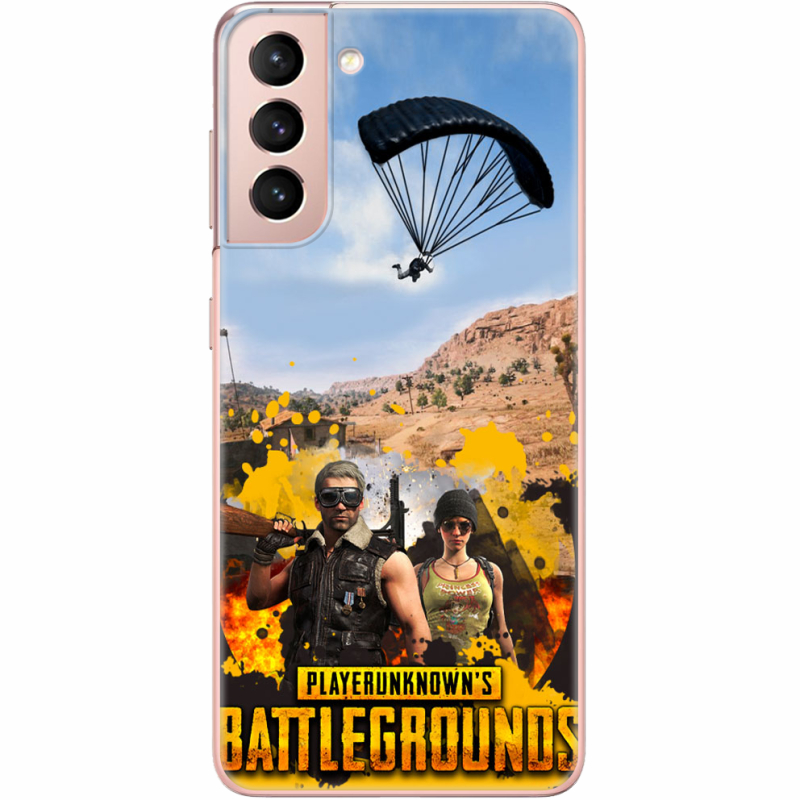 Чехол BoxFace Samsung G991 Galaxy S21 Pubg parachute