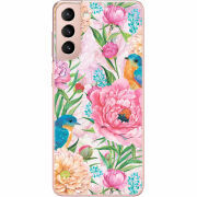 Чехол BoxFace Samsung G991 Galaxy S21 Birds in Flowers