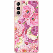 Чехол BoxFace Samsung G991 Galaxy S21 Pink Peonies