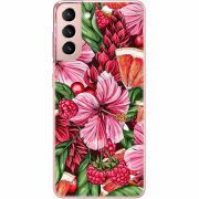 Чехол BoxFace Samsung G991 Galaxy S21 Tropical Flowers