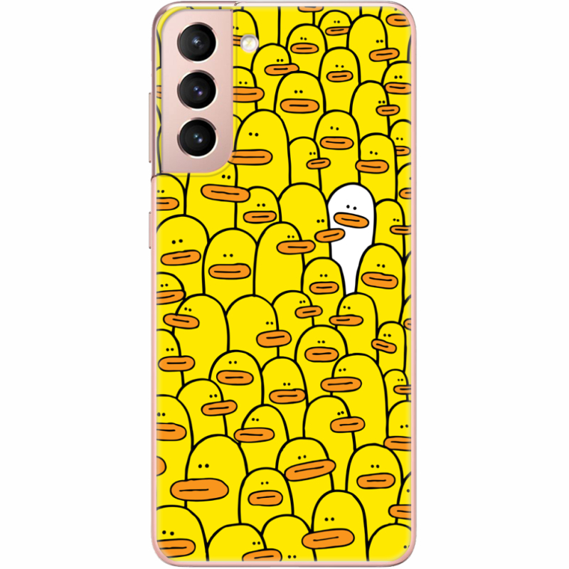 Чехол BoxFace Samsung G991 Galaxy S21 Yellow Ducklings