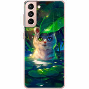 Чехол BoxFace Samsung G991 Galaxy S21 White Tiger Cub