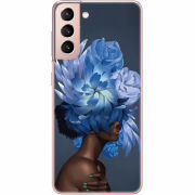 Чехол BoxFace Samsung G991 Galaxy S21 Exquisite Blue Flowers