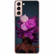 Чехол BoxFace Samsung G991 Galaxy S21 Exquisite Purple Flowers