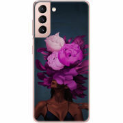 Чехол BoxFace Samsung G991 Galaxy S21 Exquisite Purple Flowers