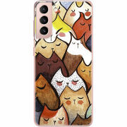 Чехол BoxFace Samsung G991 Galaxy S21 Sleepy Cats