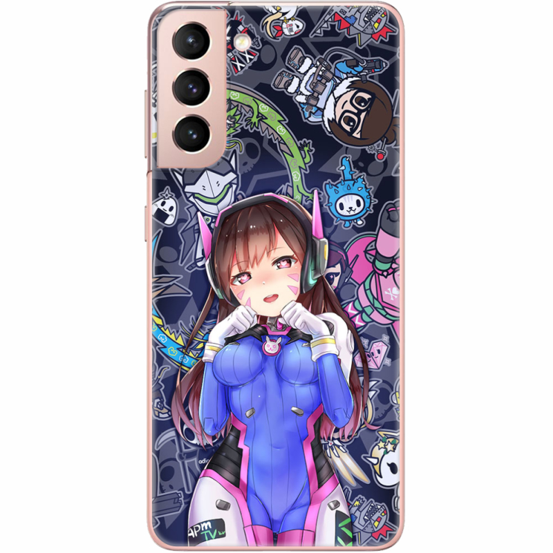 Чехол BoxFace Samsung G991 Galaxy S21 Overwatch D.VA