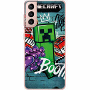Чехол BoxFace Samsung G991 Galaxy S21 Minecraft Graffiti