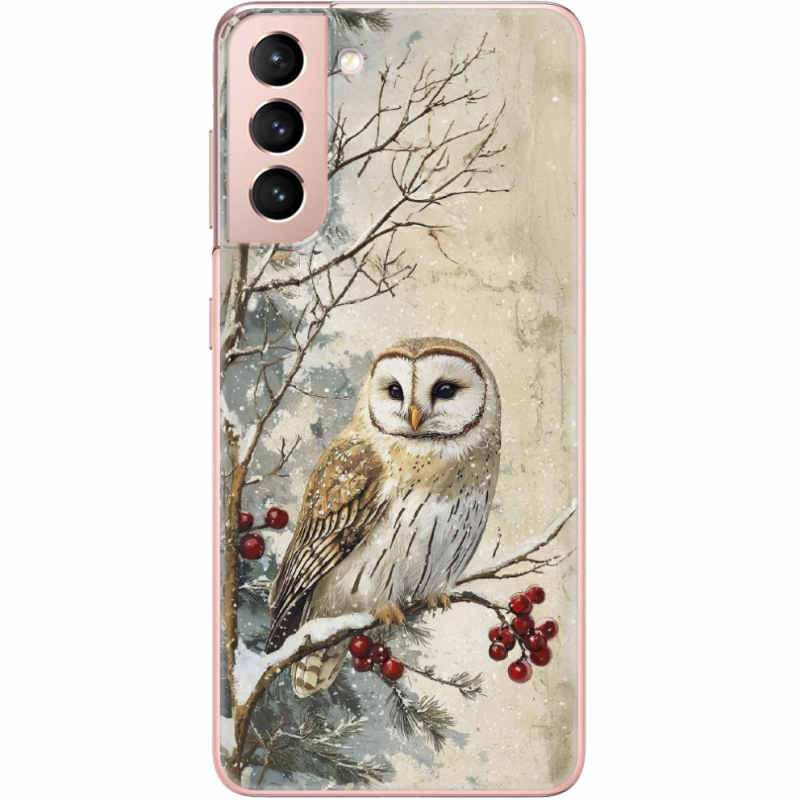 Чехол BoxFace Samsung G991 Galaxy S21 Christmas Owl