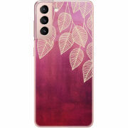 Чехол BoxFace Samsung G991 Galaxy S21 Gold Leaves