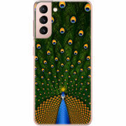 Чехол BoxFace Samsung G991 Galaxy S21 Peacocks Tail