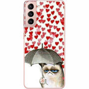 Чехол BoxFace Samsung G991 Galaxy S21 Raining Hearts