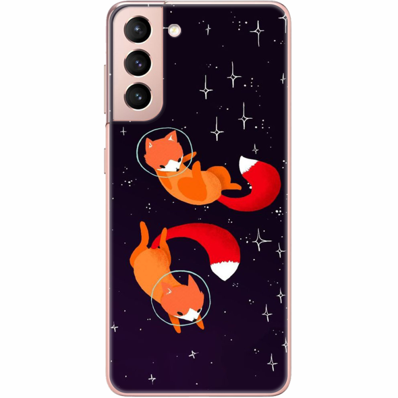 Чехол BoxFace Samsung G991 Galaxy S21 Fox-Astronauts