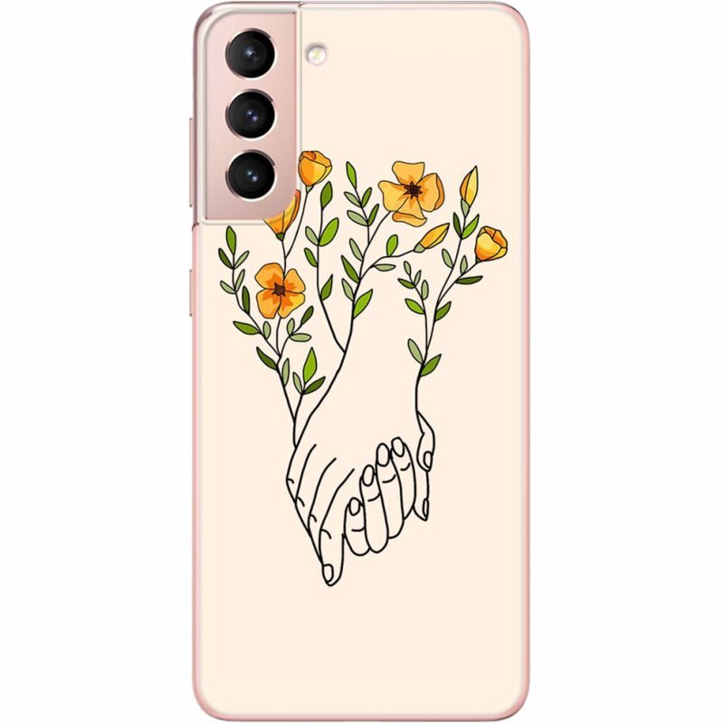 Чехол BoxFace Samsung G991 Galaxy S21 Flower Hands