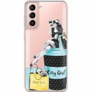 Прозрачный чехол BoxFace Samsung G991 Galaxy S21 City Girl