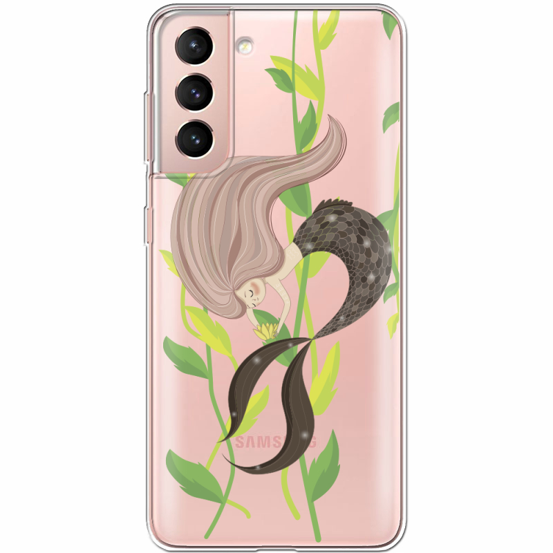 Прозрачный чехол BoxFace Samsung G991 Galaxy S21 Cute Mermaid