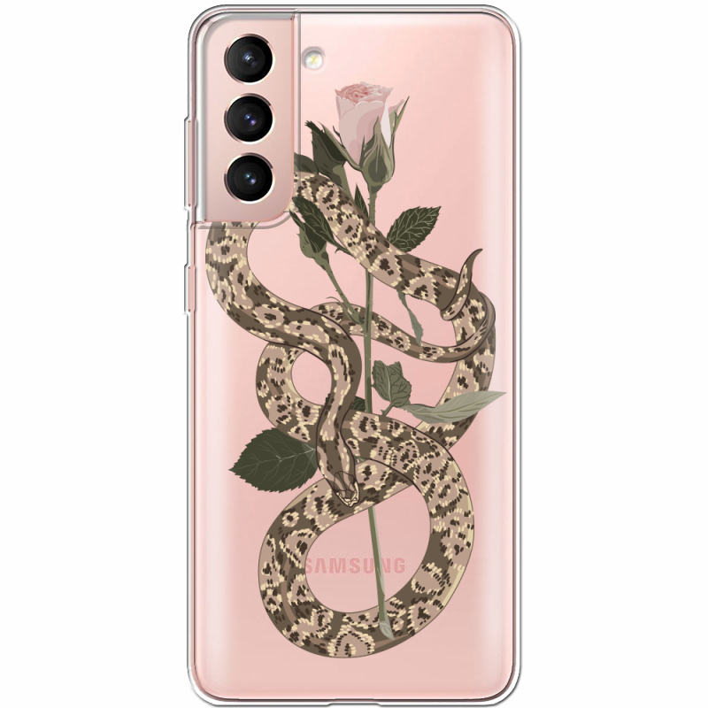 Прозрачный чехол BoxFace Samsung G991 Galaxy S21 Glamor Snake