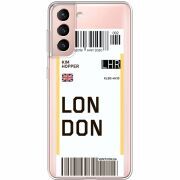 Прозрачный чехол BoxFace Samsung G991 Galaxy S21 Ticket London