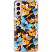 Прозрачный чехол BoxFace Samsung G991 Galaxy S21 Butterfly Morpho