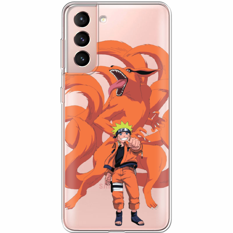 Прозрачный чехол BoxFace Samsung G991 Galaxy S21 Naruto and Kurama