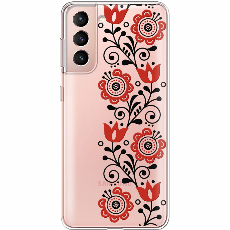 Прозрачный чехол BoxFace Samsung G991 Galaxy S21 Ethno Ornament