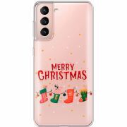 Прозрачный чехол BoxFace Samsung G991 Galaxy S21 Merry Christmas