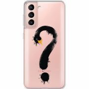 Прозрачный чехол BoxFace Samsung G991 Galaxy S21 Swan question
