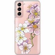 Прозрачный чехол BoxFace Samsung G991 Galaxy S21 Cherry Blossom