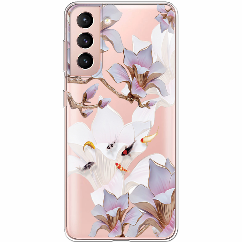 Прозрачный чехол BoxFace Samsung G991 Galaxy S21 Chinese Magnolia