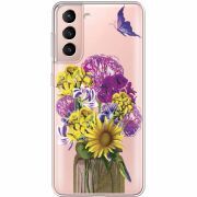 Прозрачный чехол BoxFace Samsung G991 Galaxy S21 My Bouquet