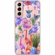 Прозрачный чехол BoxFace Samsung G991 Galaxy S21 Flamingo