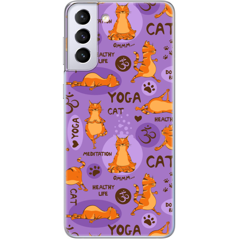 Чехол BoxFace Samsung G996 Galaxy S21 Plus Yoga Cat