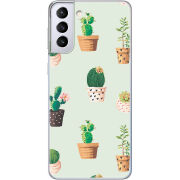 Чехол BoxFace Samsung G996 Galaxy S21 Plus L-green Cacti