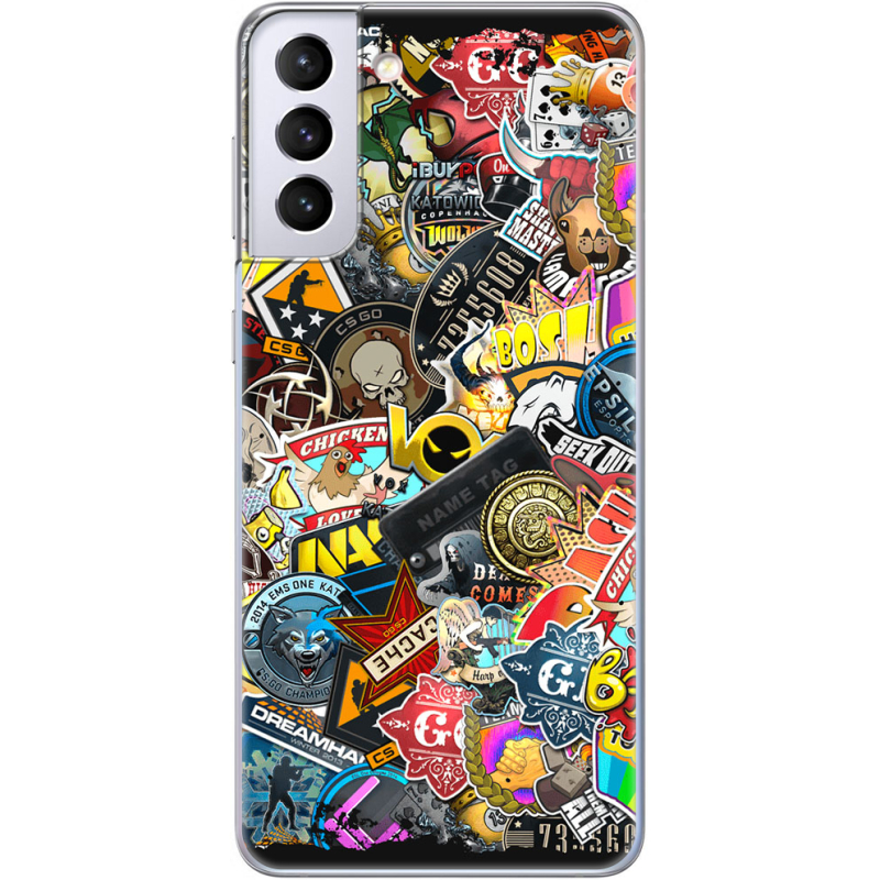 Чехол BoxFace Samsung G996 Galaxy S21 Plus CS:Go Stickerbombing