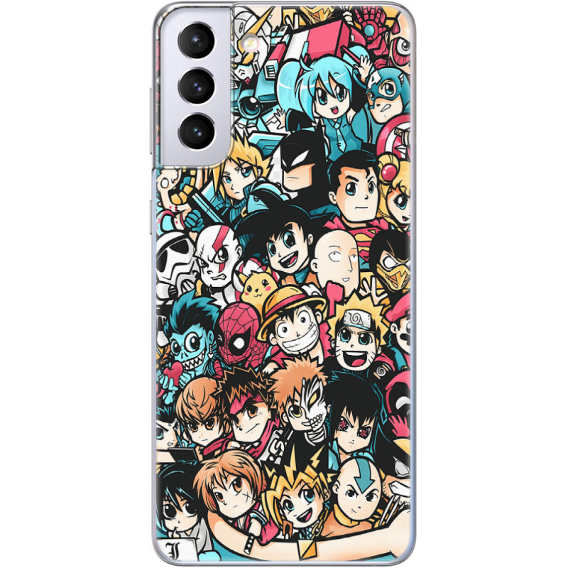 Чехол BoxFace Samsung G996 Galaxy S21 Plus Anime Stickers