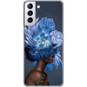 Чехол BoxFace Samsung G996 Galaxy S21 Plus Exquisite Blue Flowers