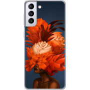 Чехол BoxFace Samsung G996 Galaxy S21 Plus Exquisite Orange Flowers