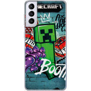 Чехол BoxFace Samsung G996 Galaxy S21 Plus Minecraft Graffiti