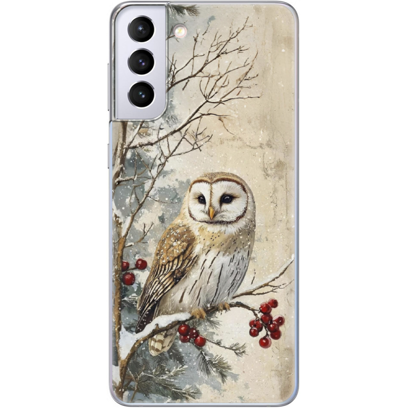 Чехол BoxFace Samsung G996 Galaxy S21 Plus Christmas Owl