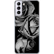 Чехол BoxFace Samsung G996 Galaxy S21 Plus Black and White Roses