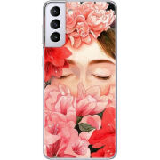 Чехол BoxFace Samsung G996 Galaxy S21 Plus Girl in Flowers