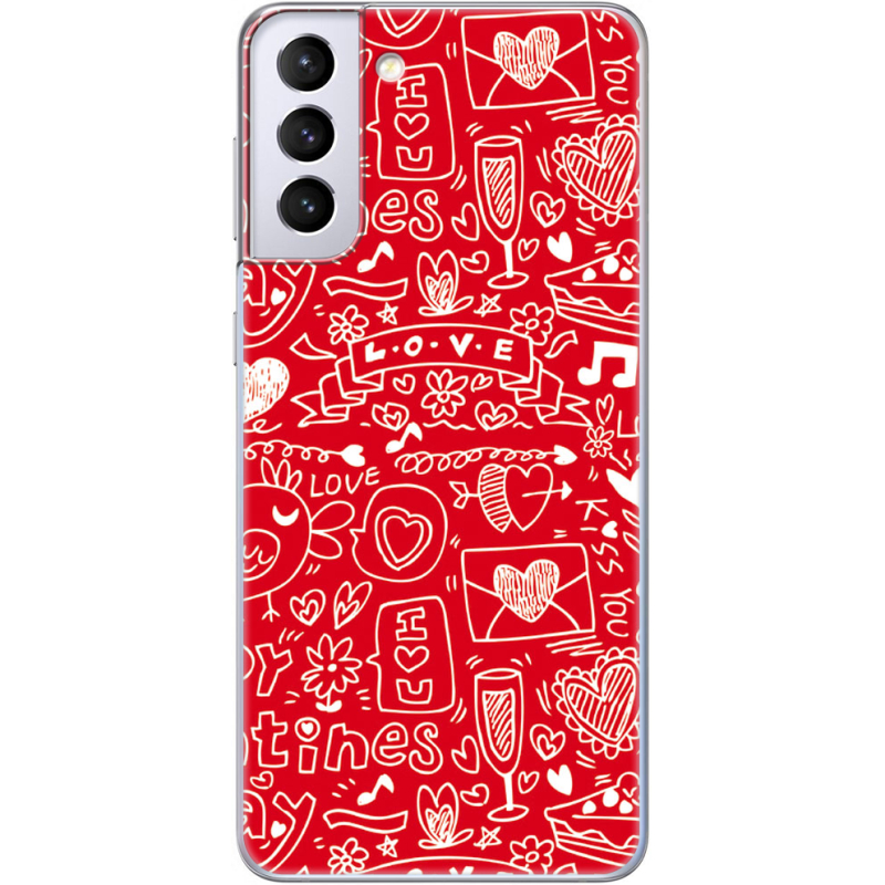 Чехол BoxFace Samsung G996 Galaxy S21 Plus Happy Valentines