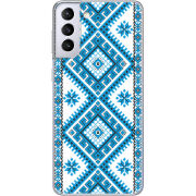 Чехол BoxFace Samsung G996 Galaxy S21 Plus Блакитний Орнамент
