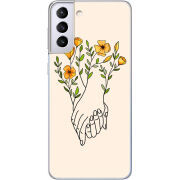 Чехол BoxFace Samsung G996 Galaxy S21 Plus Flower Hands