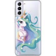 Чехол со стразами Samsung G996 Galaxy S21 Plus Unicorn Queen