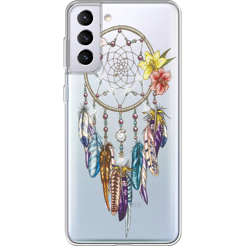 Чехол со стразами Samsung G996 Galaxy S21 Plus Dreamcatcher