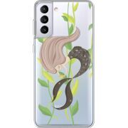 Прозрачный чехол BoxFace Samsung G996 Galaxy S21 Plus Cute Mermaid