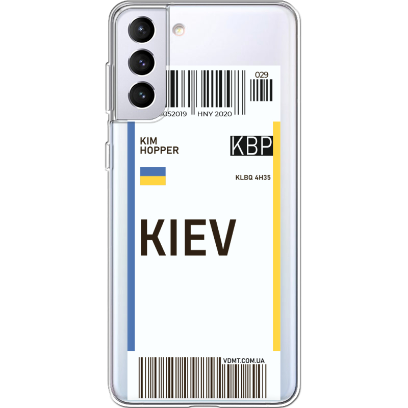 Прозрачный чехол BoxFace Samsung G996 Galaxy S21 Plus Ticket Kiev