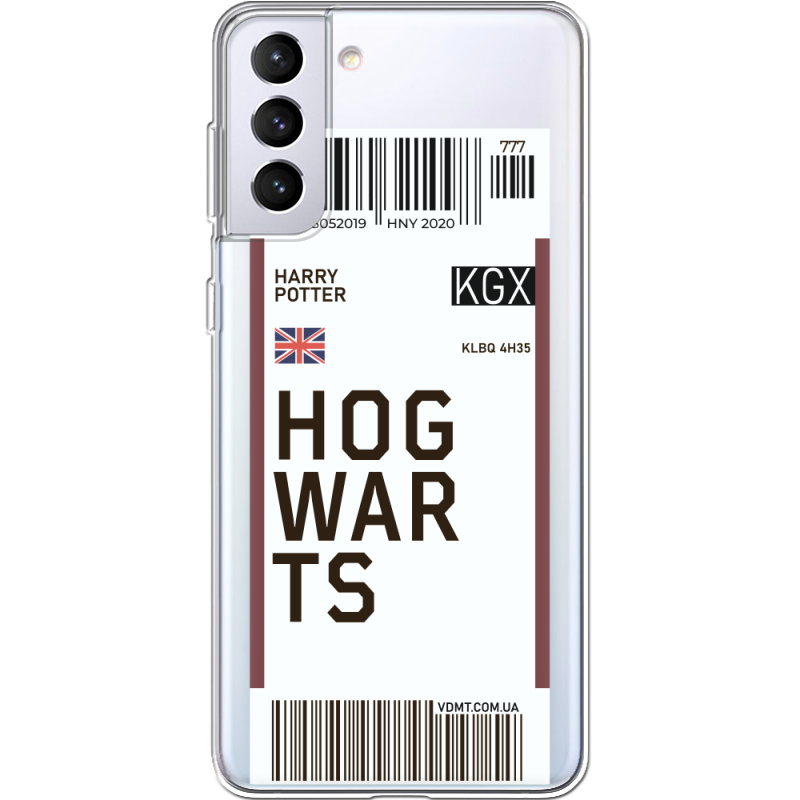 Прозрачный чехол BoxFace Samsung G996 Galaxy S21 Plus Ticket Hogwarts